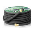 Soaker Hose, 1/2" x 50 FT Round Rubber Garden Soaker Hose, Heavy Duty Water Seeper Soaker Hoses for Foundation