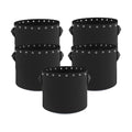 5 Gallon Plant Grow Bags with Holes 5-Packs. | Thichkened Non-Woven Aeration Fabric Pots with Handles - Reinforced