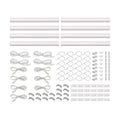 Barrina T5 Plant Lights, 5W LED Grow Light Strip, 1FT White Cover, 8 Packs