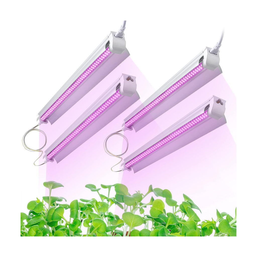 Grow Light for Indoor Plants,4ft T8, 180W(4 x 45W, 1080W Equivalent), Super Bright, Full Spectrum Sunlight Plant Light