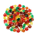 100PCS Acrylic Leaves Mini Pumpkins Acorns Maple Leaves Acrylic Fall Decorations, Thanksgiving Table Scatter Fall Vase Filler Gems for DIY Crafts, Home Decoration, Thanksgiving and Autumn Decor