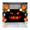 Halloween Pumpkin Doormat 17 x 29 Inch Non-Slip Indoor Outdoor Floor Mat