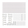 Barrina T5 LED Grow Light, 3FT 128W (8 x 16W), Pinkish White, 8 Packs | Full Spectrum, Linkable Plant Light, 3 Mounting