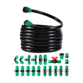 52 FT 1/2”PVC Garden Irrigation Tubing Hose（OD:16mm,ID:12mm) | 1/2" Drip Irrigation Tubing Main Line Hose Tube with