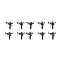 Rocking Arm Sprinklers,10PCS Plastics G 1/2 Male Thread 360° Rotating Sprinklers Watering Sprinkler for Yard Lawn and