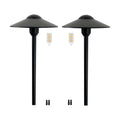Low Voltage Pathway Lights Landscape Lighting,Replaceable G4 LED | 12-24V Aluminum Path Light Garden Driveway Walkway