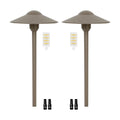 Low Voltage Path Light Cast Aluminum Landscape Lighting | Pathway Lights Walkway Driveway Yard Garden Lighting