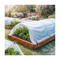 Plant Frost Blanket 10x30 ft, 50 GSM Garden Row Cover Fabric for Freeze Protection, Reusable Winter Plant Cover for