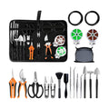 Bonsai Tools Set, 20 Pcs Gardening Succulent Tree Indoor Beginner Tool Kit, Include 262 Feet Bonsai Wire, 29.5"x29.5"
