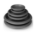 Plant Saucer 6 Pack Drip Trays Planter Pot Base Heavy Duty Plastic Drainage Tray for Indoor Houseplants Outdoor Garden