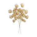 PASYOU Artificial Plants for Christmas Decor, Gold Plastic Grass Fake Shrubs Leaves Indoor Outdoor Home Garden Party Hotel Verandah Wedding Event Faux DIY Decoration - 30 Inch Golden 2 Bunches