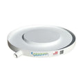 Drain Away White 12 inch Plant Saucer Heavy Duty Drain Tray for Large Pots Indoor Outdoor Waterproof UV Resistant