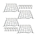 4PCS Grow Tent Net, Flexible Net Trellis Fits 4x4ft and More Size, Stretchy Trellis Netting with Hooks for Garden