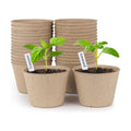 homenote 30 Pcs 4 Inch Peat Pots,Nursery Plant Pots,Seed Starting Pots