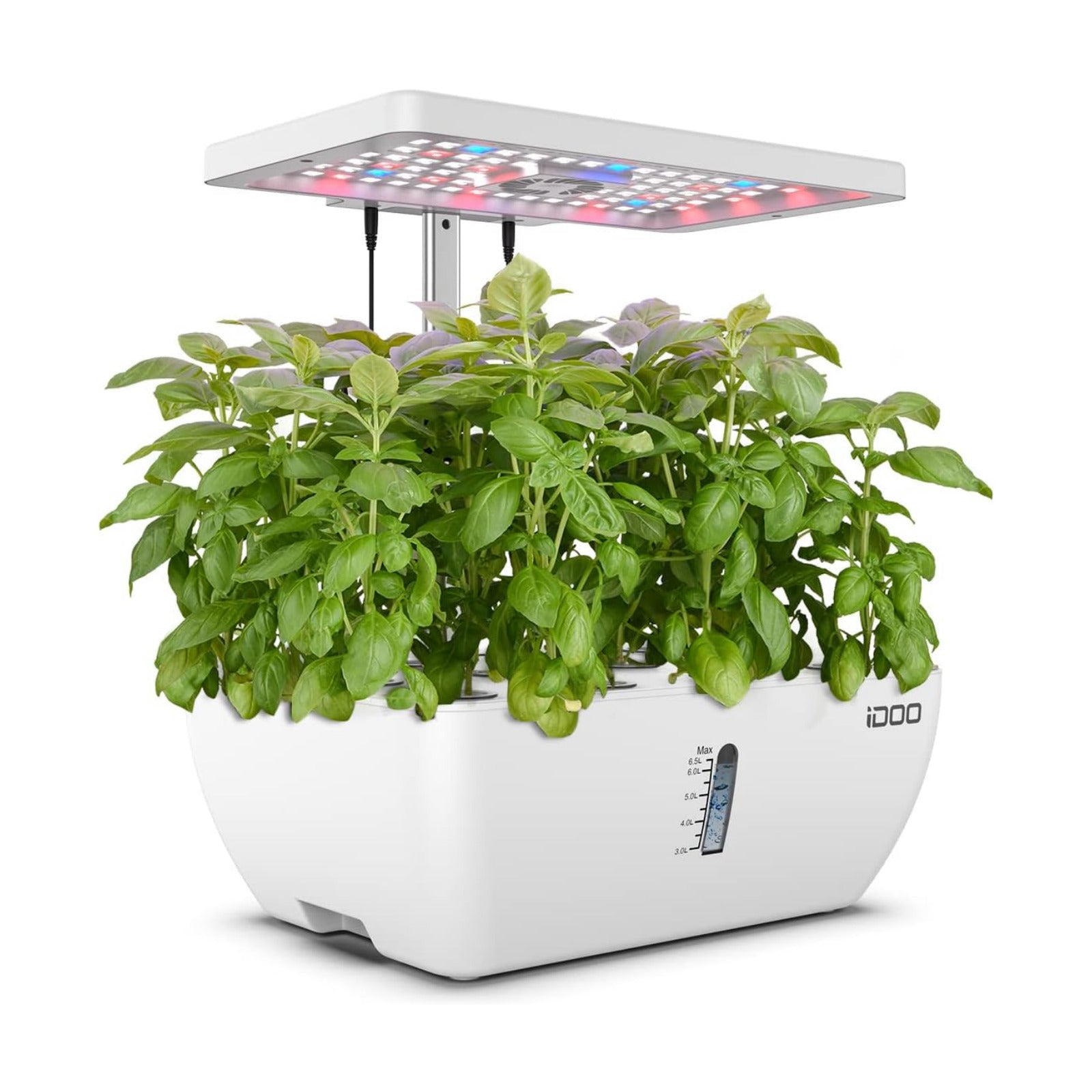 iDOO 12 Pods Hydroponics Growing System with 6.5L Water Tank, Hydro Indoor Herb Garden Up to 14.5", Plant Germination