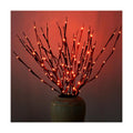 AMARS 2 Pack Halloween Lighted Branches Lights Decorations, Battery Operated, Twig Willow Decorative Orange Red LED Branch for Vase, Indoor, Fireplace, Porch, Party