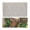 Expandable Willow Lattice Fence Panel Plant Support Garden Trellis for Climbing Vine Ivy Rose Cucumbers Clematis
