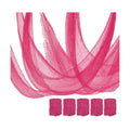 Set of 5 Pink Halloween Gauze Creepy Cloth Fabric Tapestry Decor Decoration