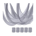 Set of 5 Gray Halloween Gauze Creepy Cloth Fabric Tapestry Decor Decoration