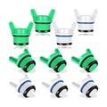 Nuanchu 10 Pcs 3/4 NPT Male Hose Plug Garden Irrigation, Ear Shape