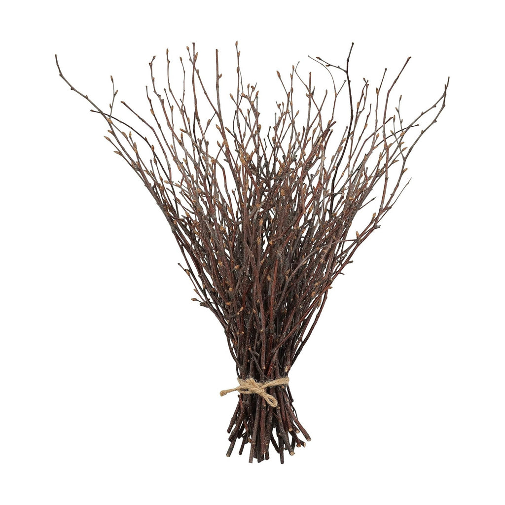 Uieke 50PCS Birch Twigs – 17 Inch Natural Dried Plants Decorative Birch Branches for DIY Crafts, Birch Sticks for Vases Wedding Arrangements Home Wreath Decor