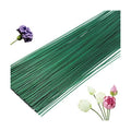 200 Pcs Floral Flower Stem Wire,16 Inch 22 Gauge Floral Stems,Green Crafting Floral Stem for Flower Arrangements DIY,Bouquent Stem Wrapping and Crafts
