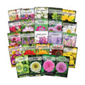 Sow Right Seeds - Large Flower Farm Seed Collection for Planting Garden | Includes zinnia, sunflower, lavender, and