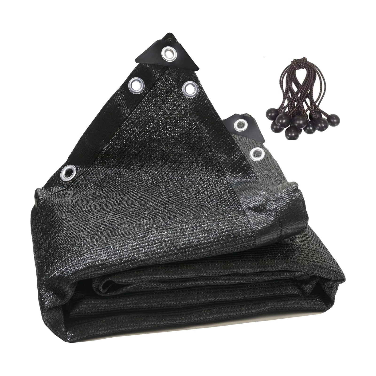 90% Black Shade Cloth 20ft x 40ft Heavy Duty Mesh Tarp with Grommets | Outdoor Sun Shade Canopy for Patio, Garden