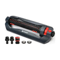 Eden 96212 Turbo Oscillating Sprinkler | Covers Up to 4,400 sq. ft., 18 Precision Nozzles, Adjustable Range, Flow