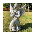 Praying Angel Garden Statue, Religious Fairy Sculpture Waterproof Decorative Figurine Art Decor for Patio, Lawn, Yard