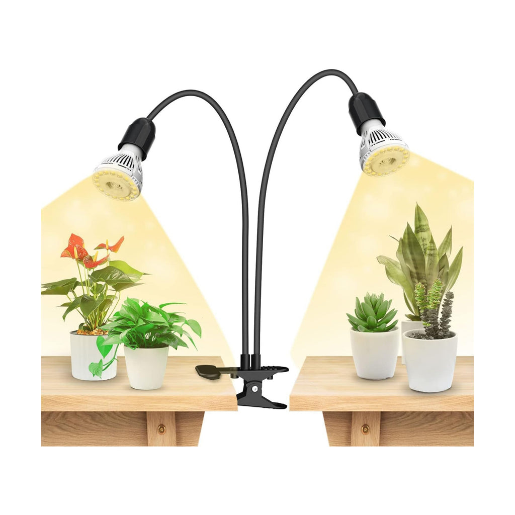 SANSI LED Grow Lights for Indoor Plants, 300W Full Spectrum Gooseneck Clamp | Grow Lamp, 20W Power Plant Light with