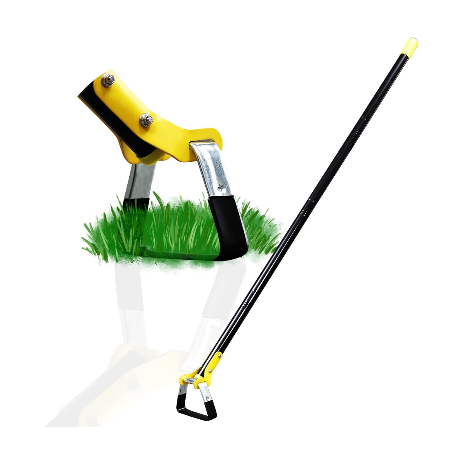 DonSail Hoe Garden Tool - Scuffle Garden Hoes for Weeding Gardening Long Handle Heavy Duty - Adjustable Weeding Loop