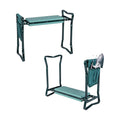 2-in-1 Garden Kneeler & Seat, Folding Seat w/EVA Foam Kneeling Pad & Removable Tools Pouch, Sturdy Steel Frame, No