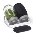 Complete Sprouting Jar Kit| 2 Wide Mouth Mason Jars, 316 Screen Sprout Lids, Blackout Sleeves, Tray, Stand| Sprouter