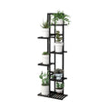 Laiensia Bamboo Plant Stand Rack 6 Tier,Multiple Stand Holder Shelf Rack, Indoor&Outdoor Planter Display Shelves for