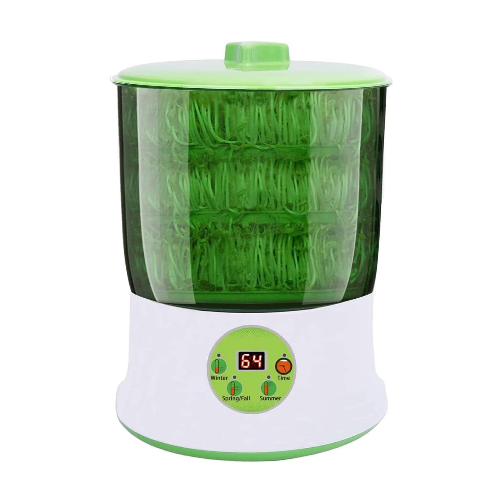 Bean Sprouts Machine, Seed Sprouter Kits, LED Display Time, Intelligent Automatic Bean Sprouts Maker, 3 Layers Function