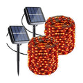 Joomer Orange Halloween Solar String Lights - 2 Pack Total 80FT 240LED