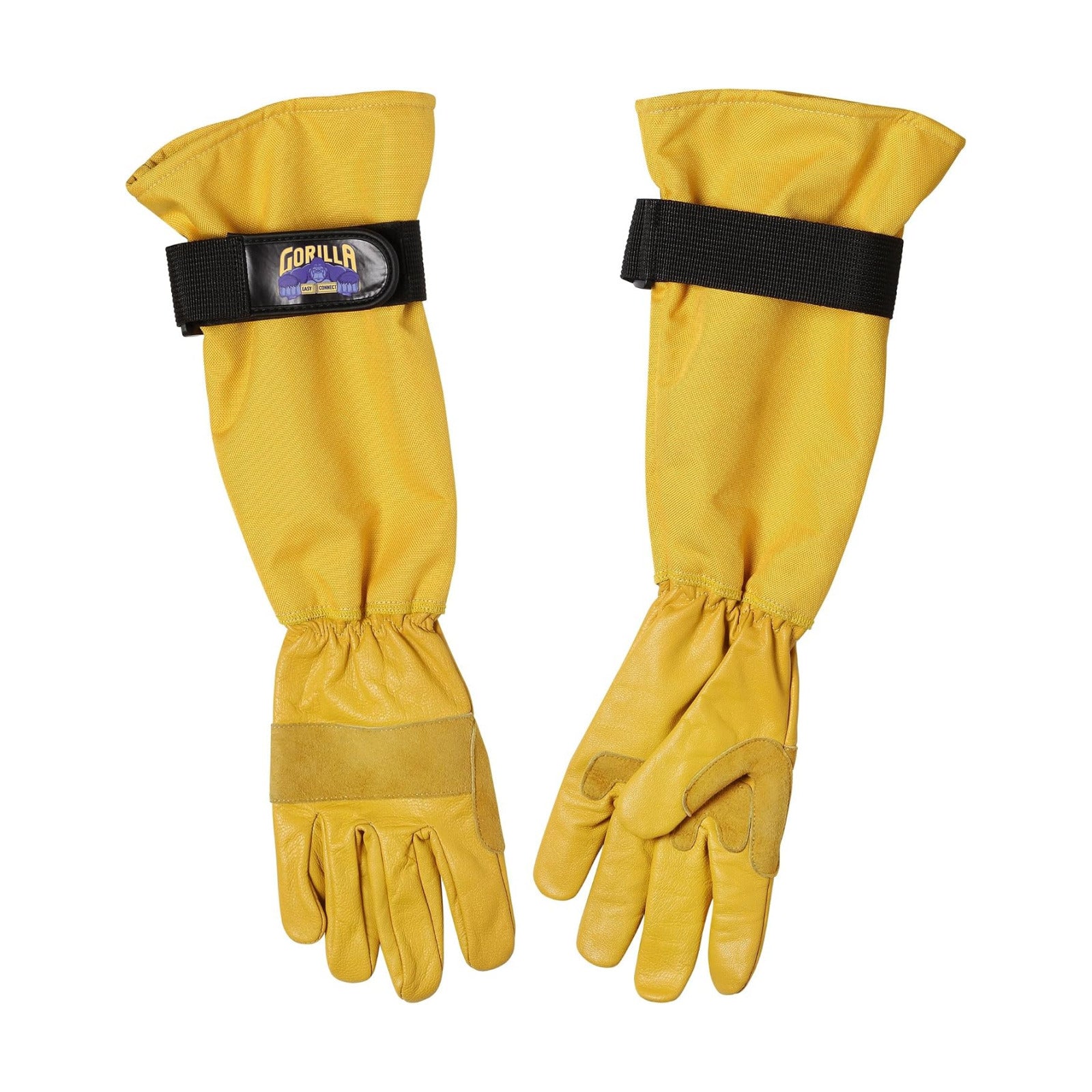 Gardening Gloves Lightweight Tough Heavy Duty Long Sleeve Leather Pruning Gloves with Adjustable Strap