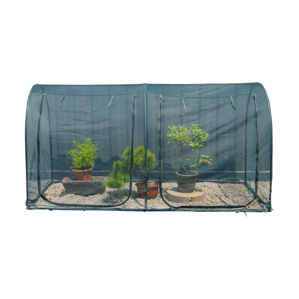 Large Tunnel 8.2'x4' Plant Netting Cover 4FT Tall Crop Cage Netting Pest Guard Cover for Vegetables Fruits Durable