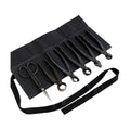 Wazakura Made in Japan 6PCS Bonsai Professional Tool Kit with Roll Bag: Yasugi Steel Twig Scissor, Concave Branch