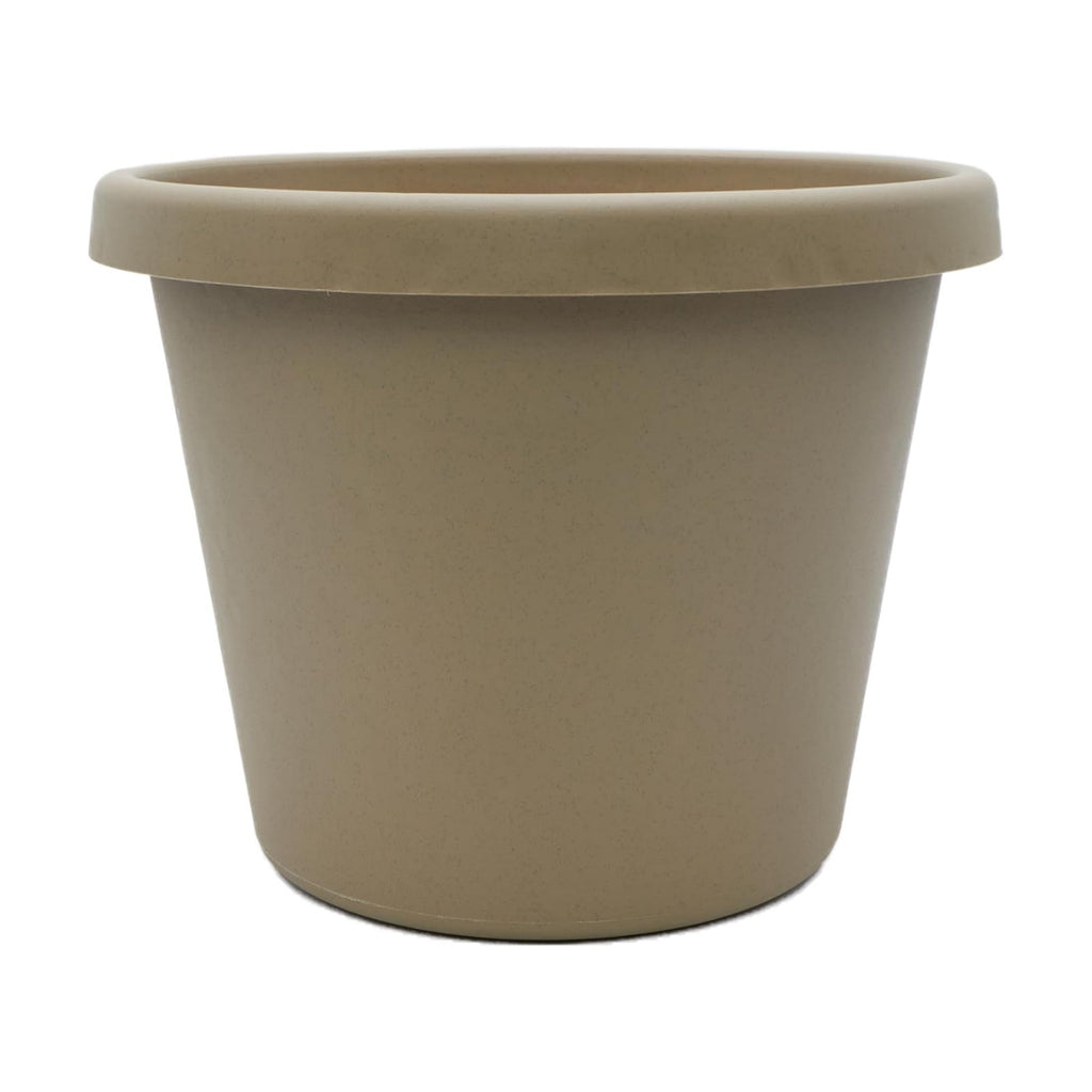 The HC Companies Prima Round Plastic Plant Pot w/Rolled Rim - Lightweight & UV Resistant Flower Pot for Herbs & More