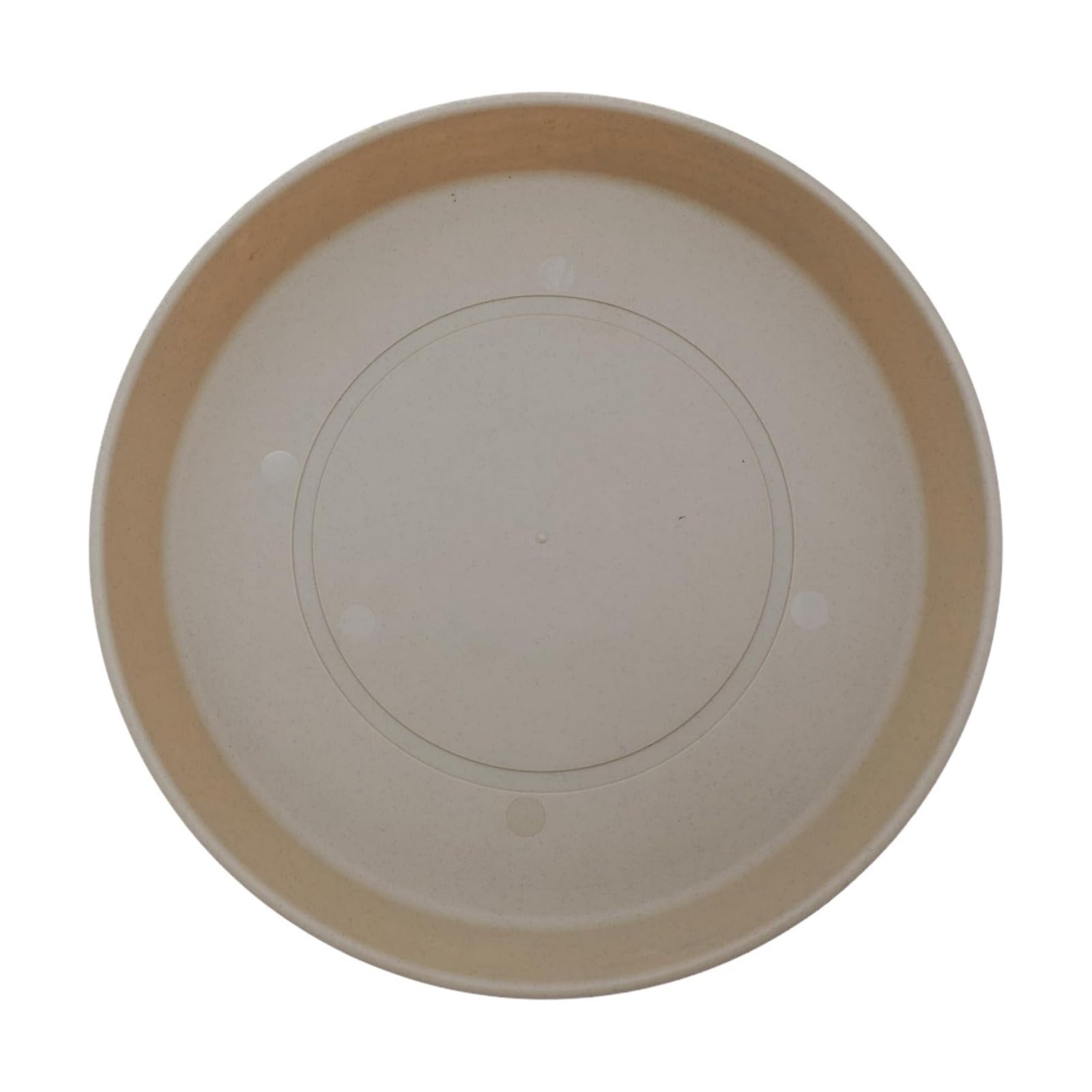The HC Companies Round Prima Flower Pot Saucers - Plastic Plant Saucer for Outdoors & Indoors - Traditional Plant Pot