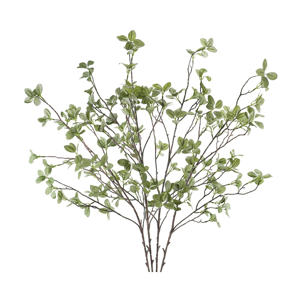 41” Artificial Greenery Stems, Long Fake Plant Twigs Faux Greenery Branches for Tall Vase Home Party Wedding Office Decor (4 Pcs)