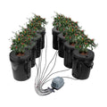 VEVOR DWC Hydroponic System, 5 Gallon 8 Buckets, Deep Water Culture Growing Bucket, Hydroponics Grow Kit with Pump, Air