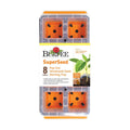 Burpee SuperSeed Windowsill Seed Starting Tray | 8 XL Cell | Seed Starter Tray | Reusable & Dishwasher Safe | Window Garden Starting Kit | Orange
