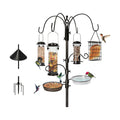 6-Hook Bird Feeding Station with Squirrel Baffle, 94 Inch