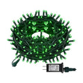 Dazzle Bright Green Christmas String Lights, 100 LED 33 FT Halloween Lights with 8 Modes, Waterproof Christmas Decorations for Indoor Outdoor Holiday Party Home Tree Decor