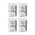 Michigan Peat 4-Pack Compost and Manure Blend, Garden Magic Mix w/Odor-Free Blend, 40 Lbs - Outdoor Lawn and Gardening