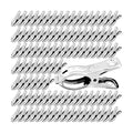 BESTEEL Upgraded 100 PCS Garden Clips, Greenhouse Clamps 100% Stainless Steel Heavy Duty Greenhuose Clips for Netting
