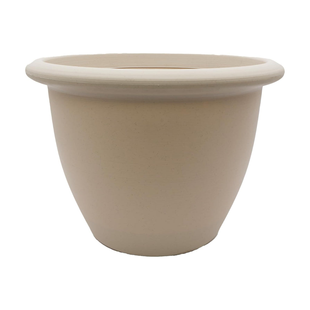 The HC Companies Sevilla Flower Planters - Durable Outdoor & Indoor Planter - Round Lightweight Self Watering Plant